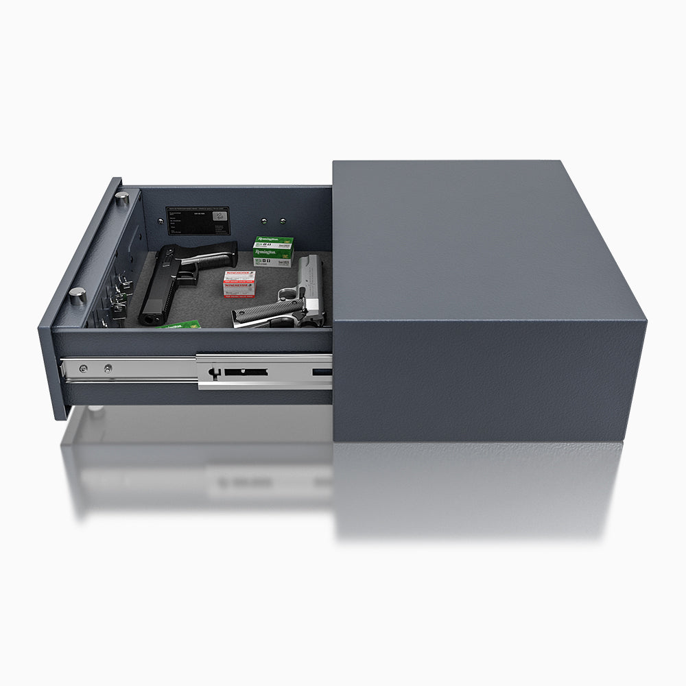 Skriňa na zbrane DR 50-01  s kódovým zámkom, vo farbe RAL 7024